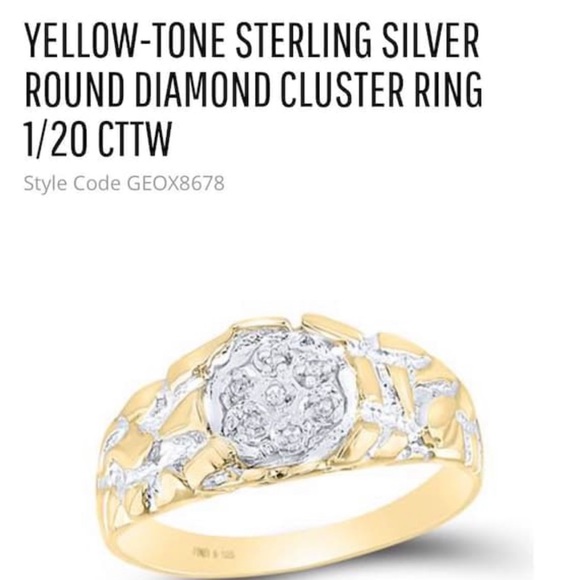 Real Diamond Men Pinky Ring, best gift for men, not Moissanite not CZ  best gift - Picture 8 of 8